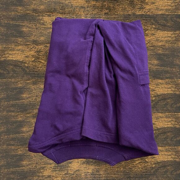 Vintage 90’s Today’s News Mens Sweatshirt Pullover Shirt Purple Solid Y2K Large - Picture 7 of 11